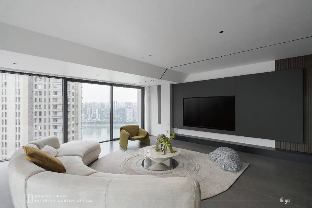 天澜道140㎡「预留白色·邂逅270度的阳光」丨中国重庆丨KD室内设计事务所-27