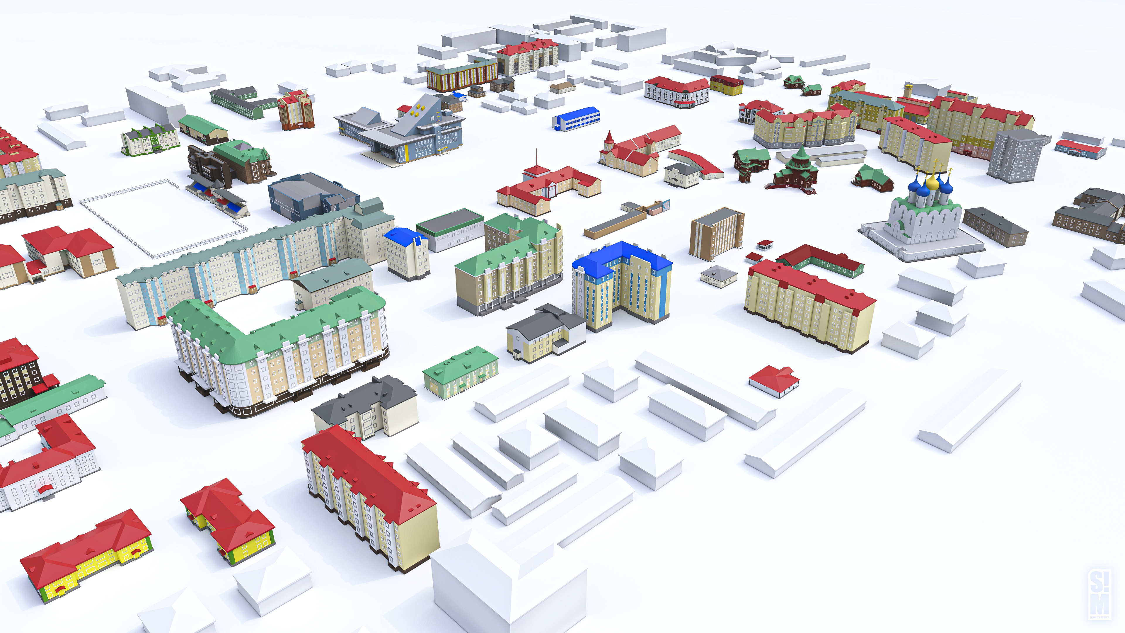 3D карта города Нарьян-Мар-0