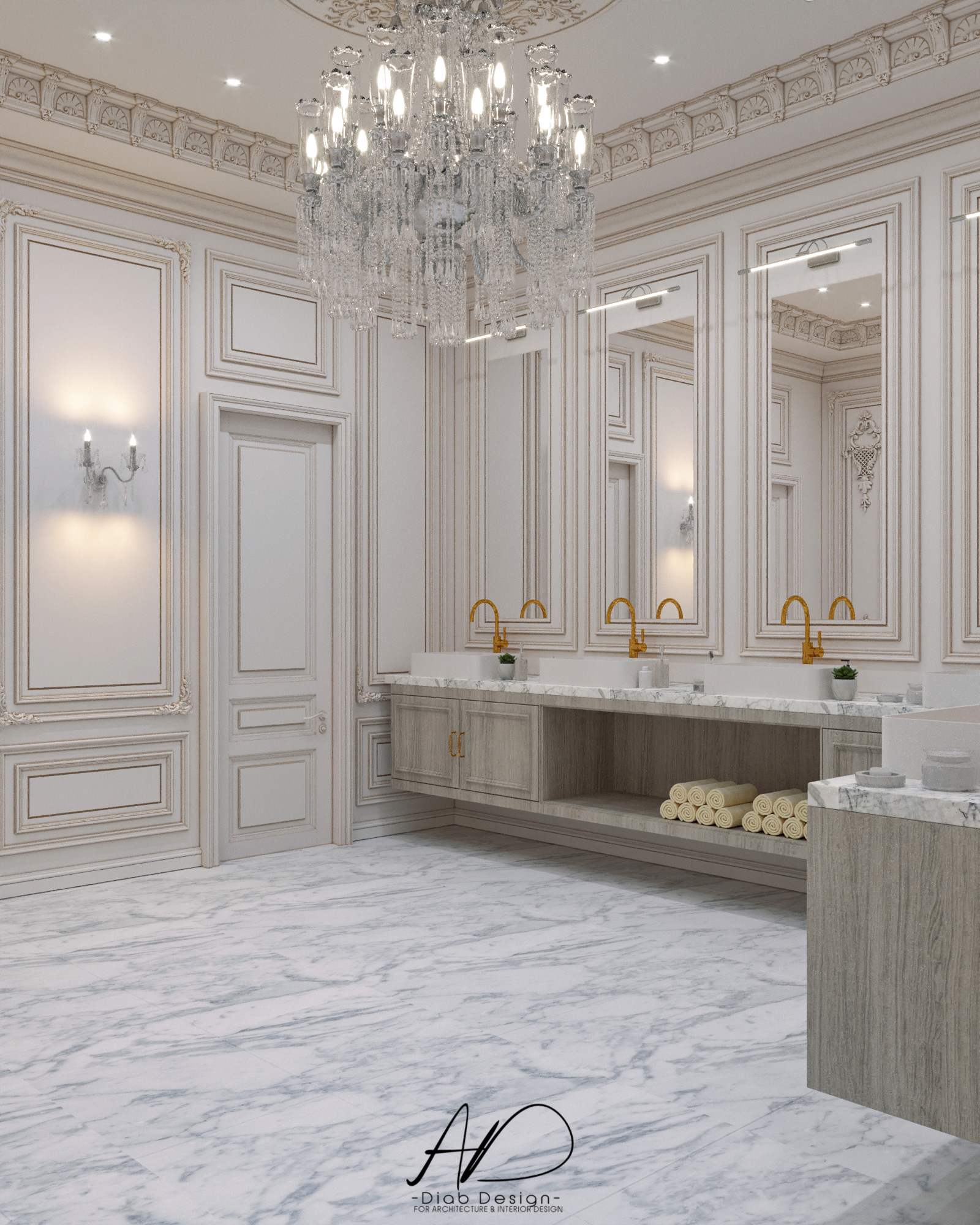 卡塔尔别墅一层设计丨Diab Design Studio-22