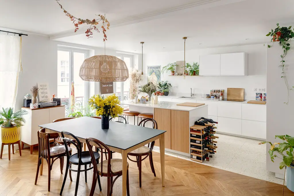 巴黎中心区度假风格公寓翻新设计-7