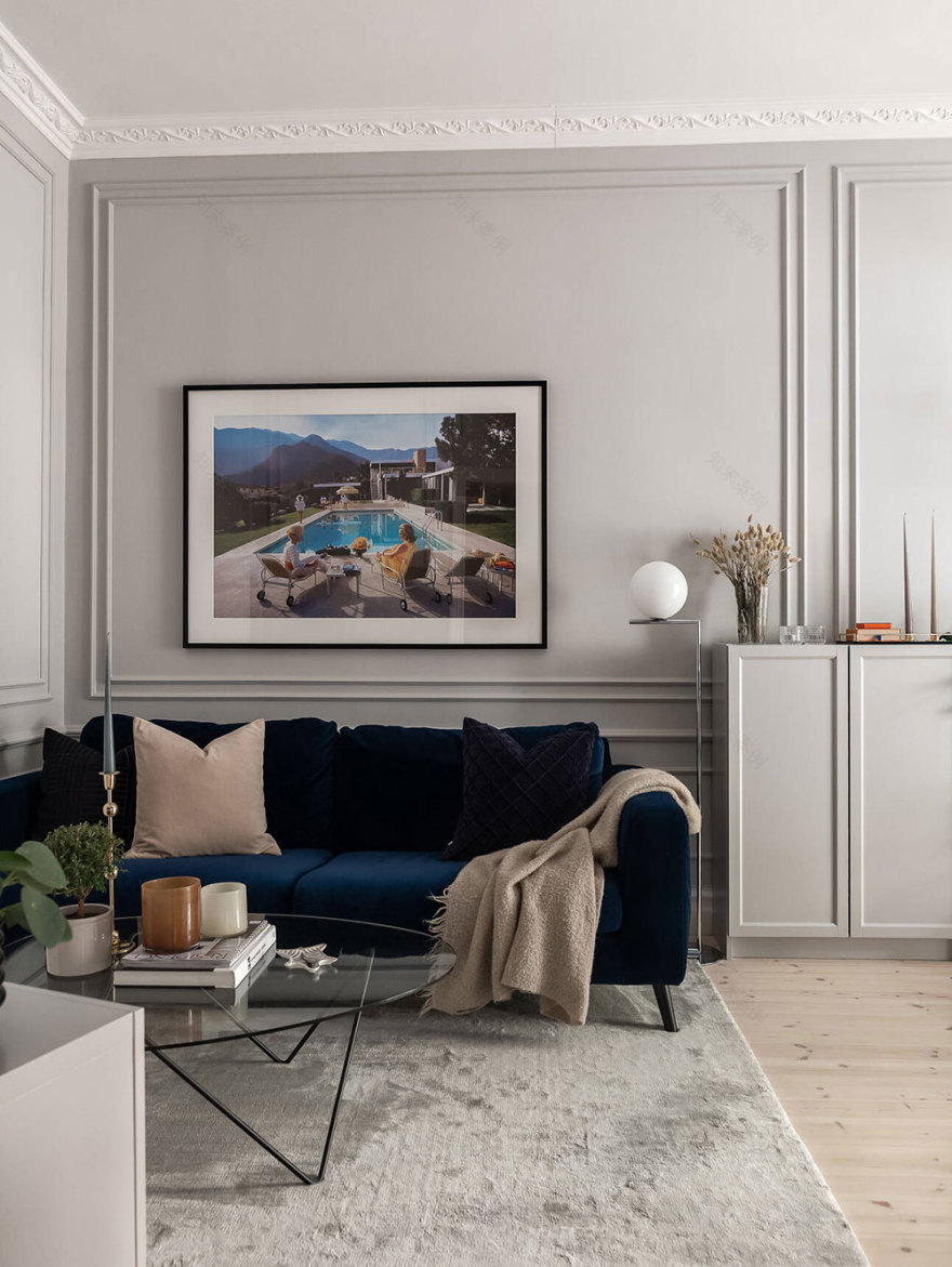 "斯德哥尔摩 37 平方精致一居,小空间展现优雅设计"-2