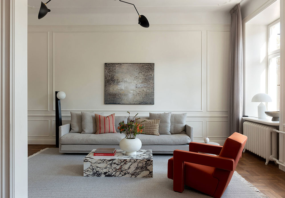 斯德哥尔摩优雅现代经典公寓设计-8