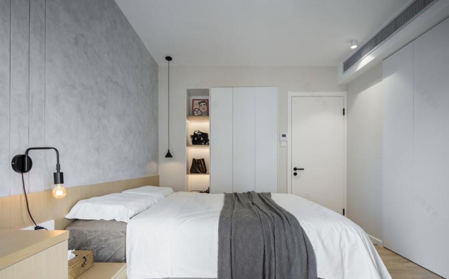 平层诗意栖居 | 灰阶 X 木色打造舒适五口之家-40