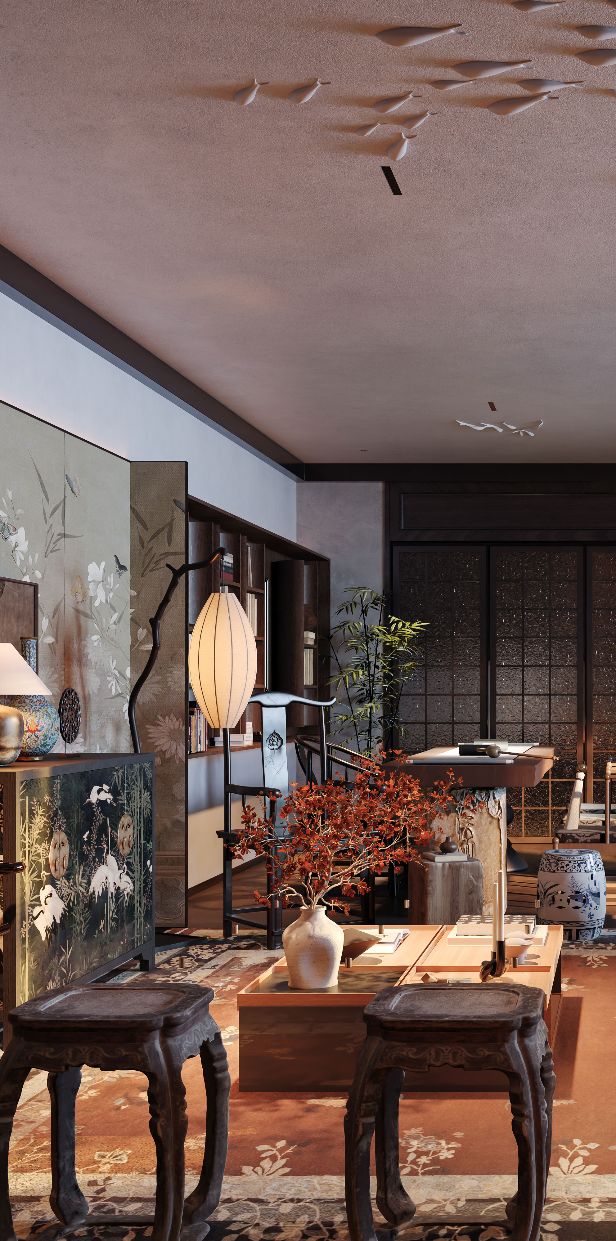 新中式奢华会所 茶室-13