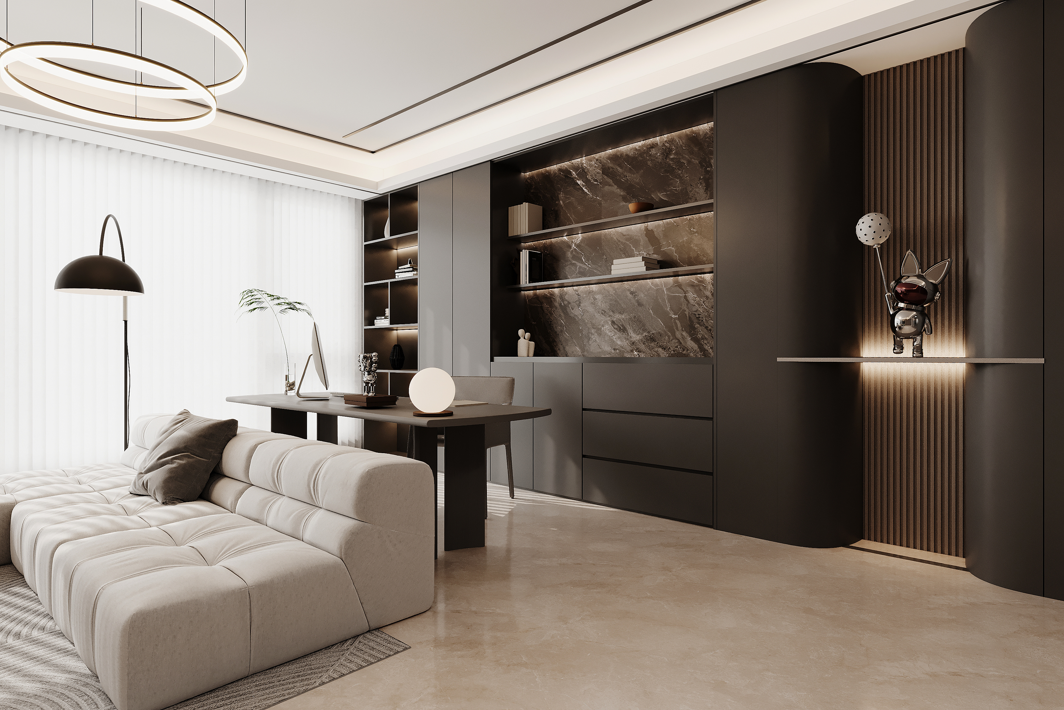 现代轻奢渲染-5