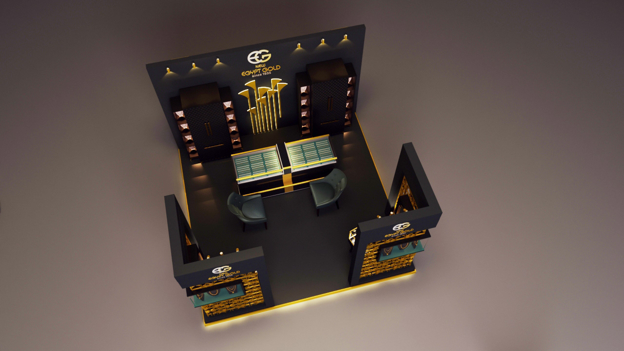 Egypt Gold Booth Display-12