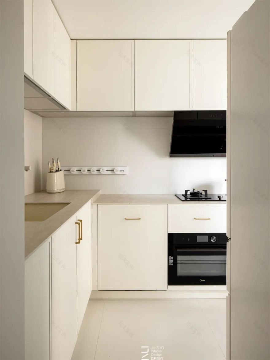 现代法式奶油风平层丨中国上海丨玖柞制作-63