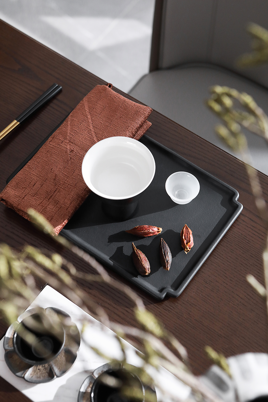 新中式美学，欧谷山语泉售楼处与样板房设计-24