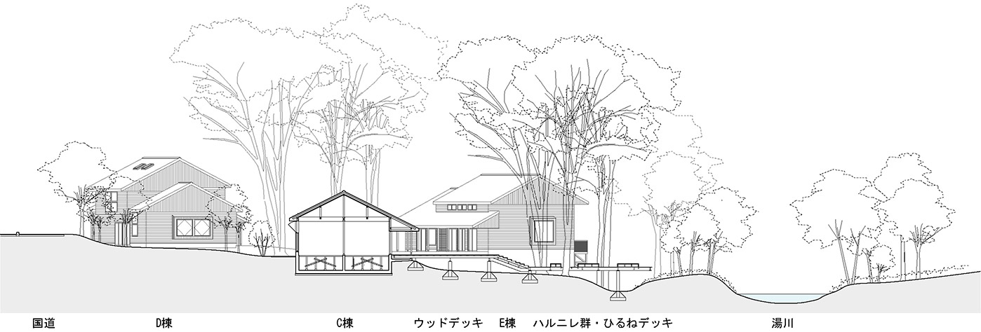 榆树露台 · 融入自然的休闲商业空间丨日本长野丨东环境·建筑研究所,都市环境照明研究所(ICE)等-14