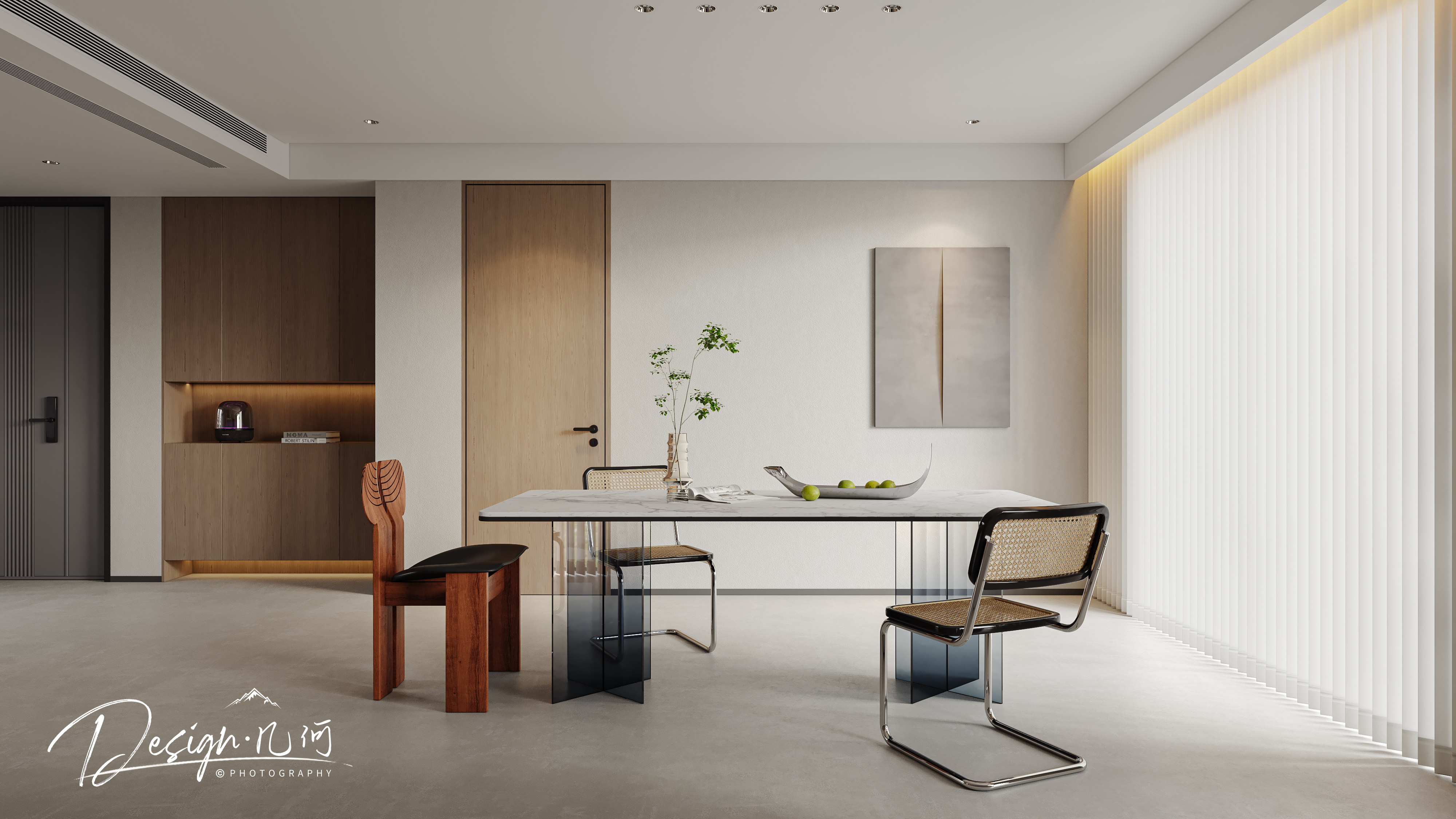 几何空间视觉表现 | 壹号府邸侘寂风-2