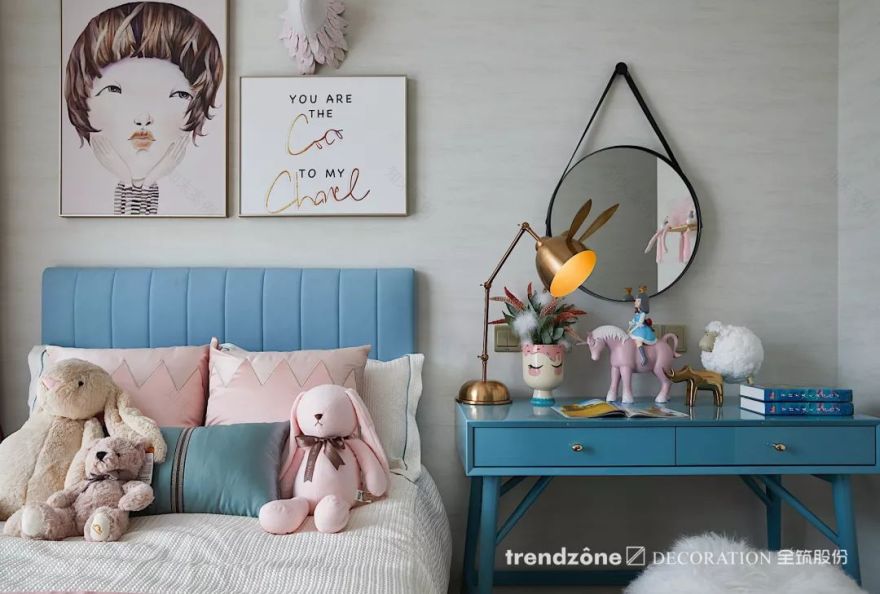 全品装饰 | 郑州华侨城 X 莫兰迪色,抽象与现实的正确打开方式-40