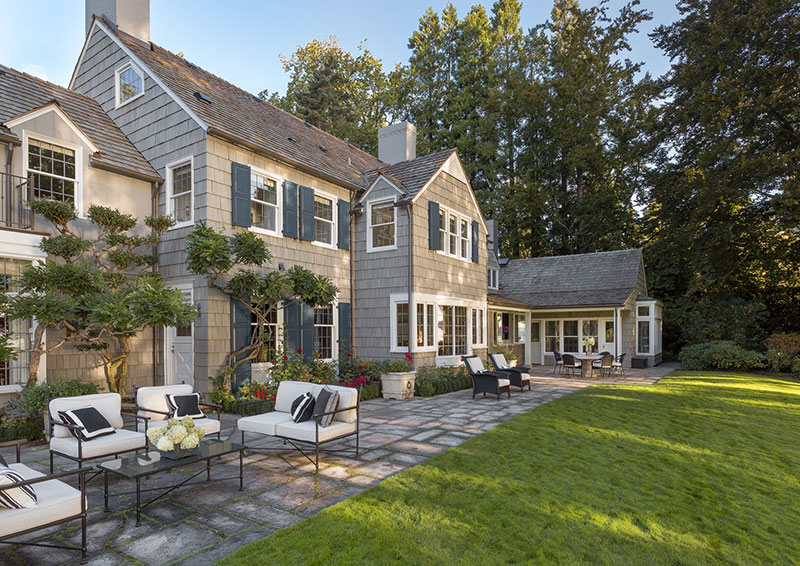 西雅图湖畔豪华庄园，现代经典风格-3