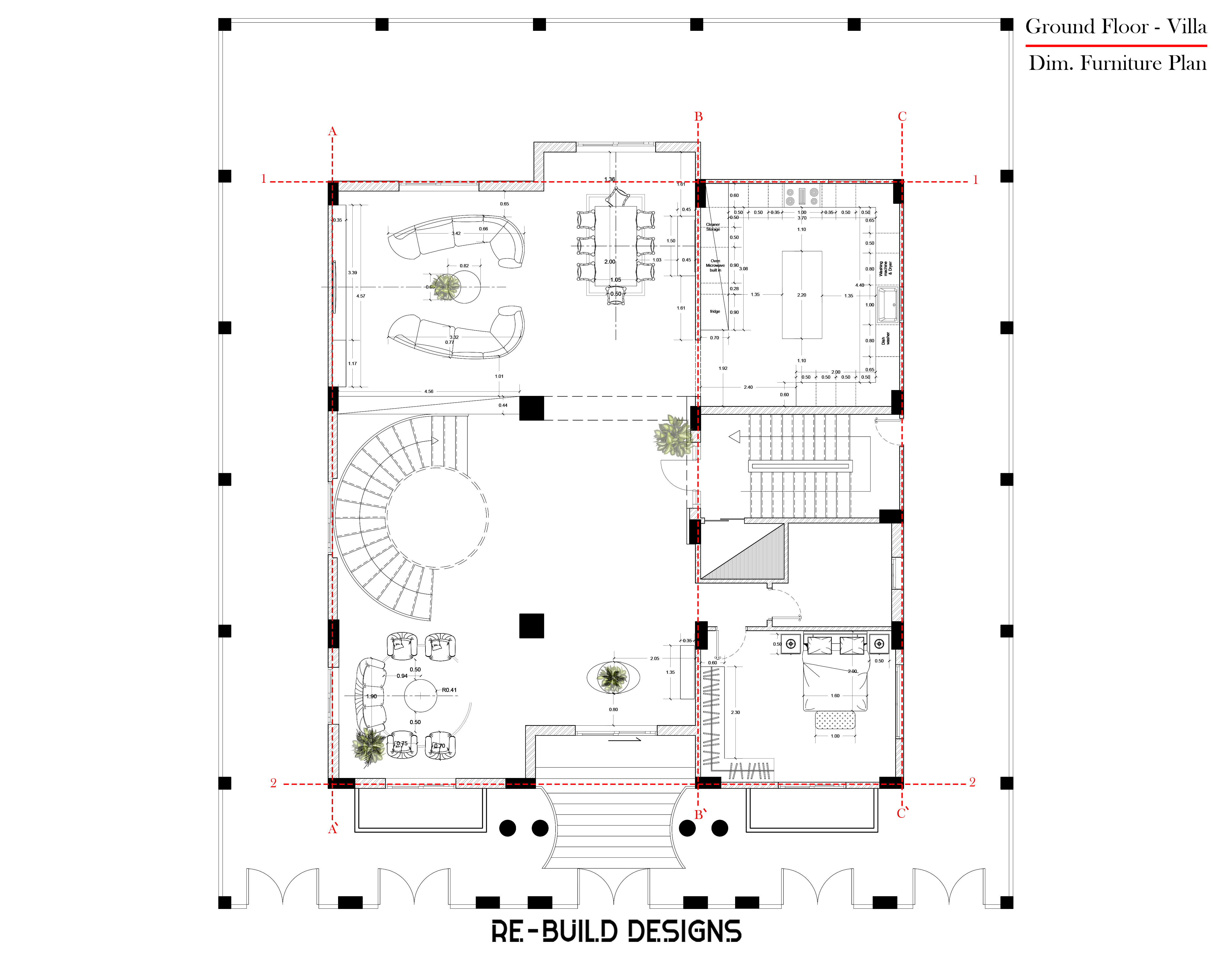 新古典别墅接待室内设计及新古典别墅室内设计丨埃及丨Re  Build Designs-10
