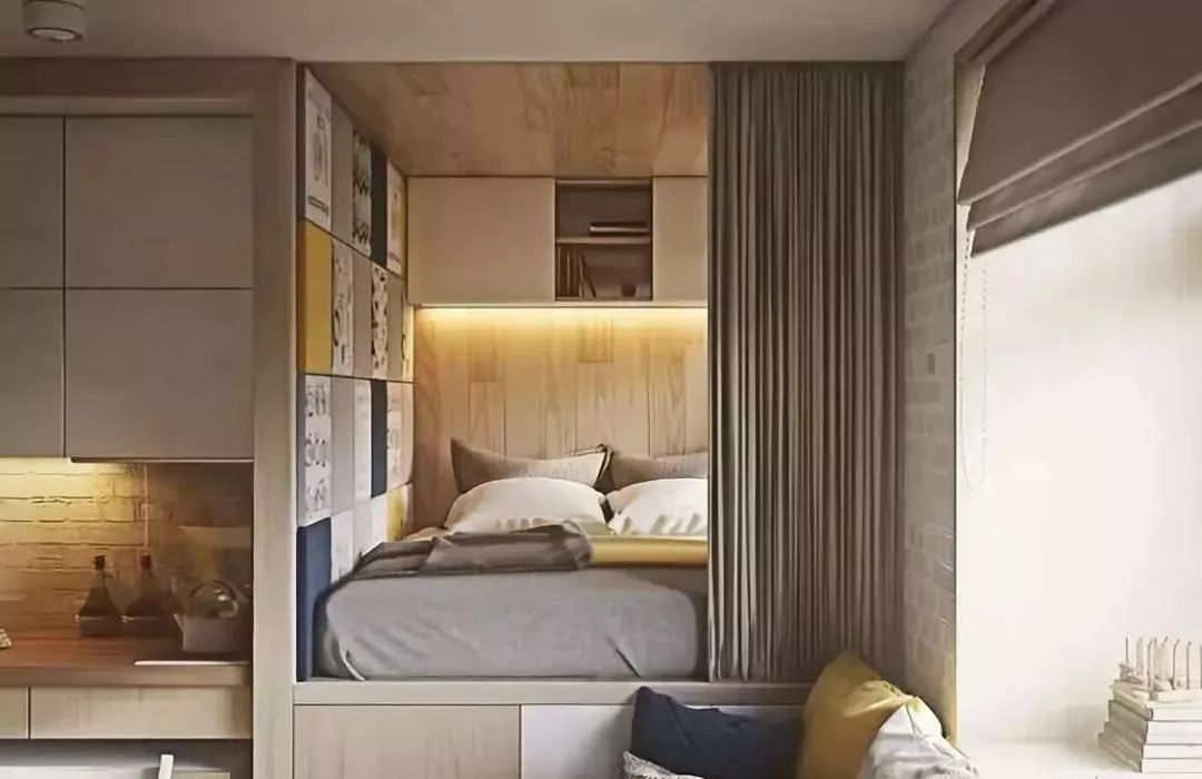 小卧室逆袭，颜值功能两不误-36
