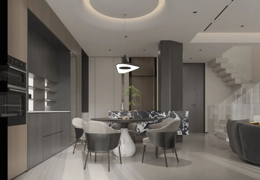 汀泽湾自然优雅家居空间设计丨龙庭设计-18