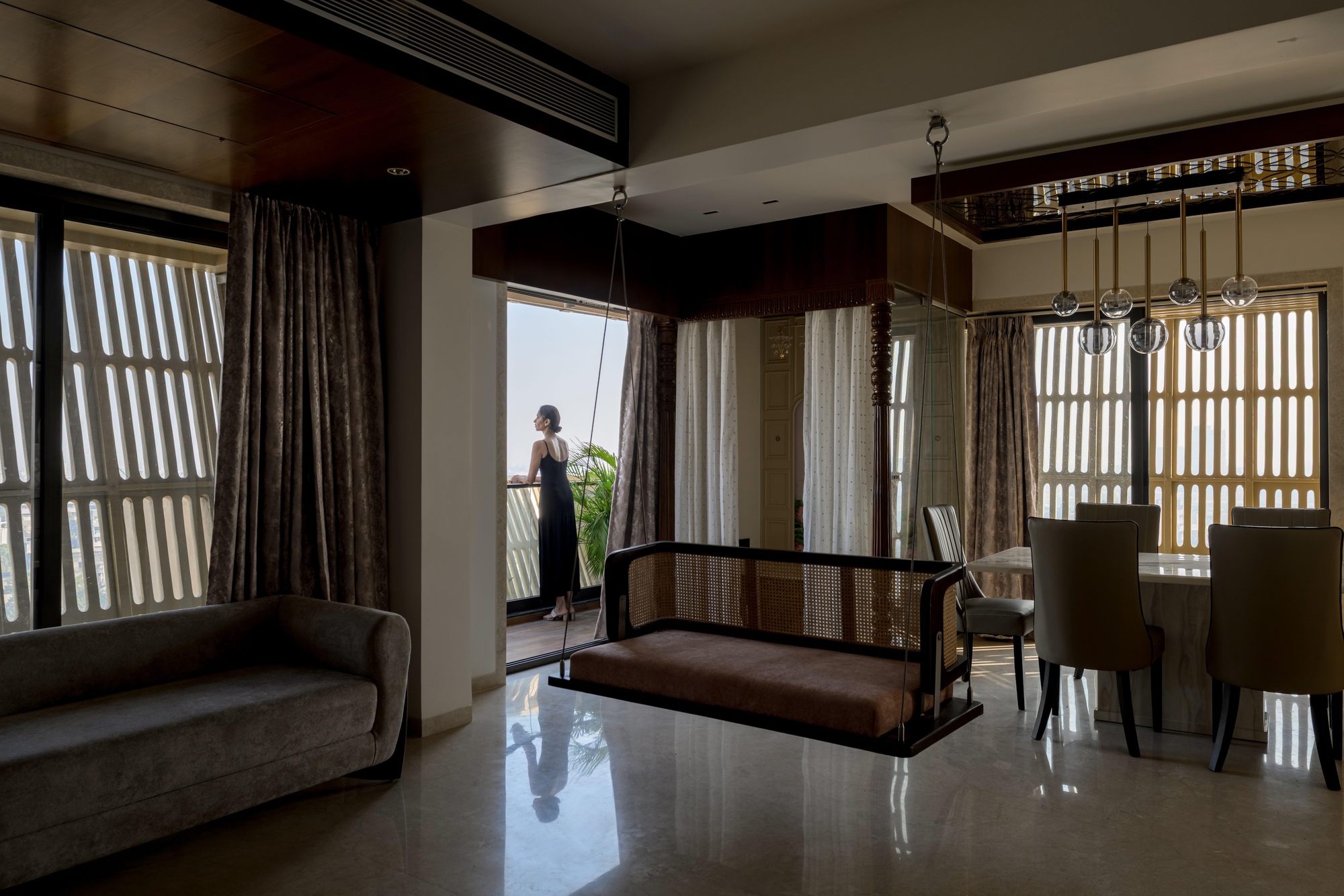 蓝天公寓 丨印度丨Sanjay Puri Architects-21