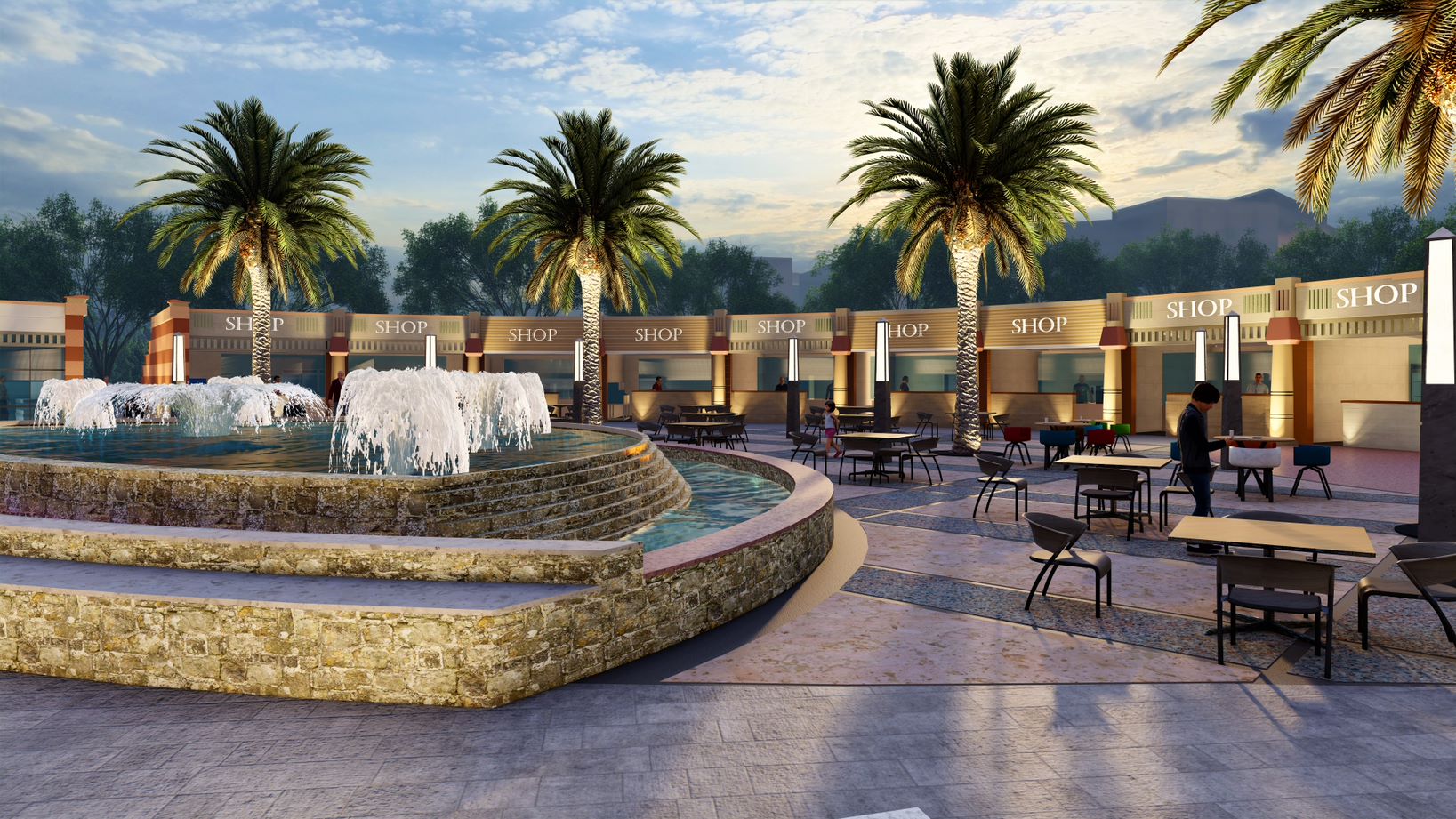 NEW QENA CORNICHE 美食广场及景观设计丨埃及丨Nermen Assem-4