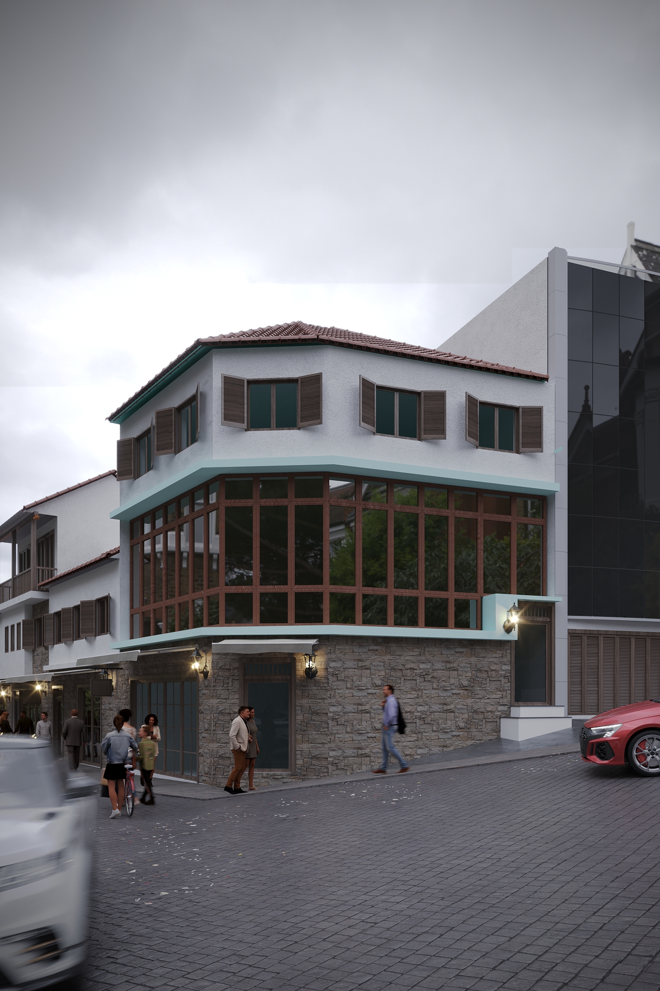 Ulcinj Bazaar Facade Adaptation-2