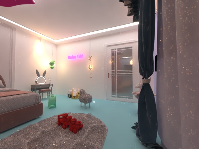 Child Girl Room By 3dMax-4