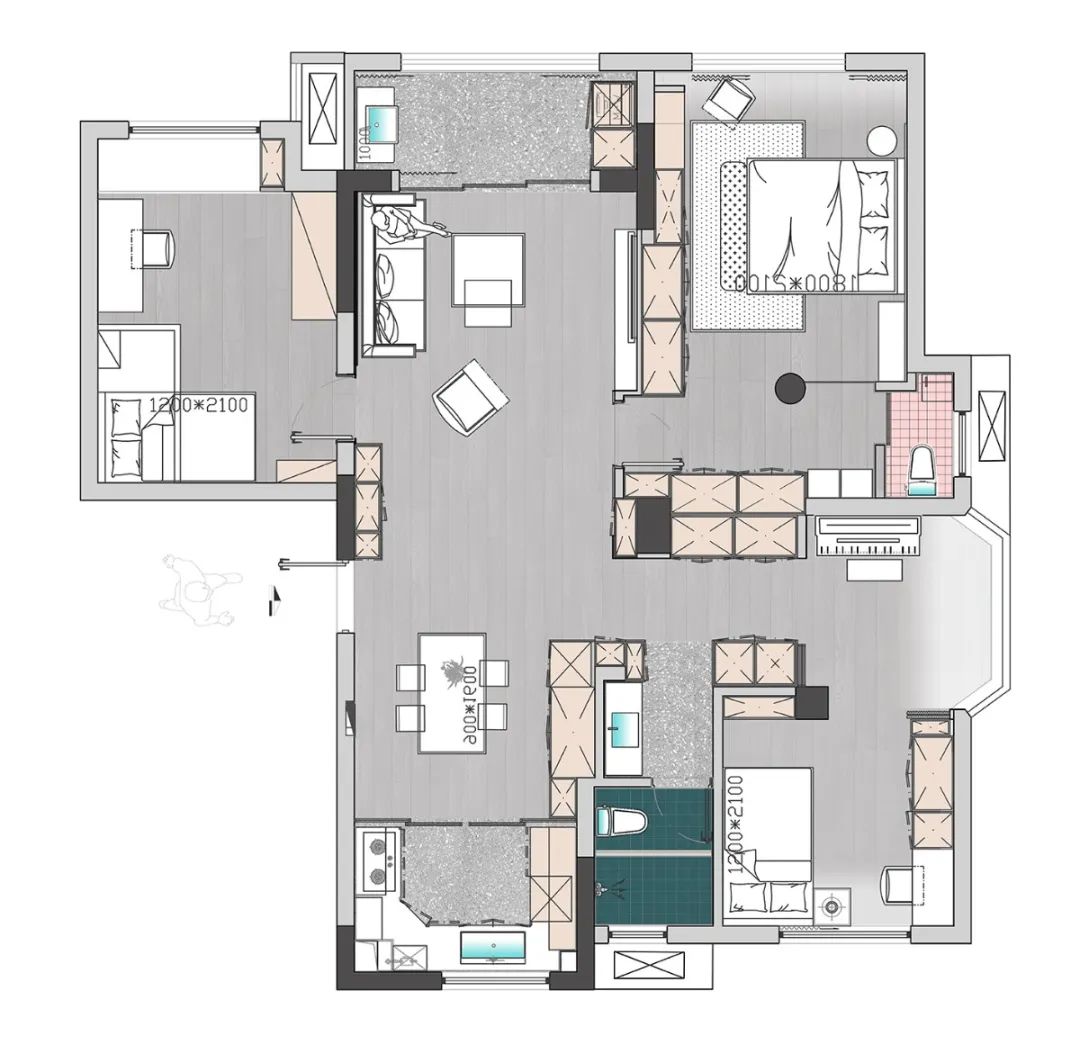 西湖畔的自然折衷主义之家丨中国芜湖丨禄本设计-52
