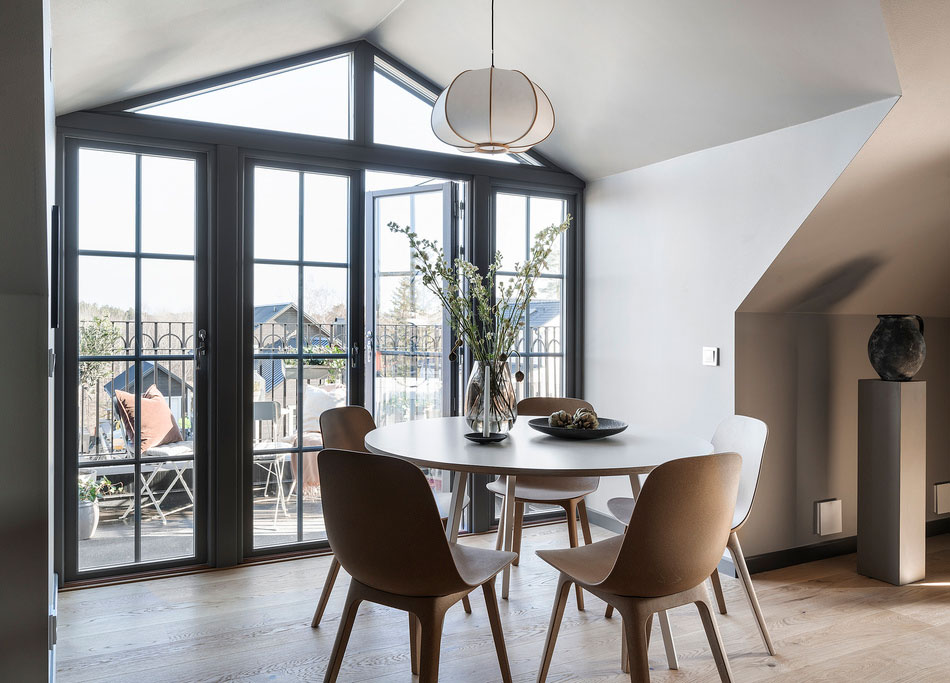 斯德哥尔摩郊区时尚阁楼设计-12