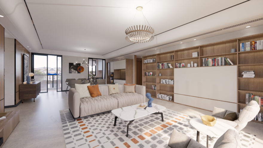 青云阙 188㎡软装设计丨堇尚悦设计-27