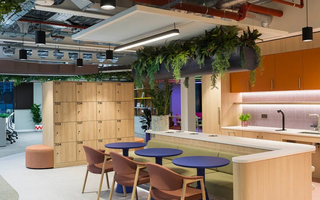 移动网络Virgin Media O2混合办公设计丨英国曼彻斯特丨SpaceInvader设计师事务所-130