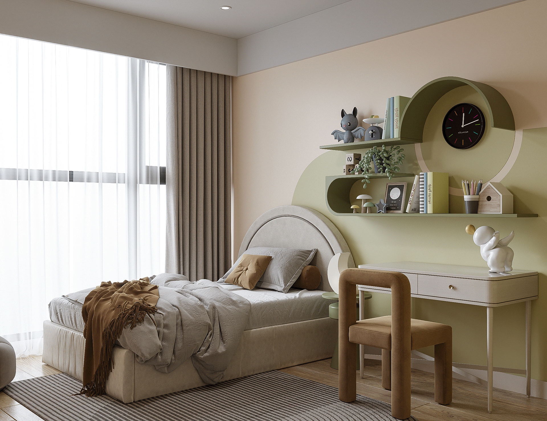 糖果色系公寓 充满活力的空间-1