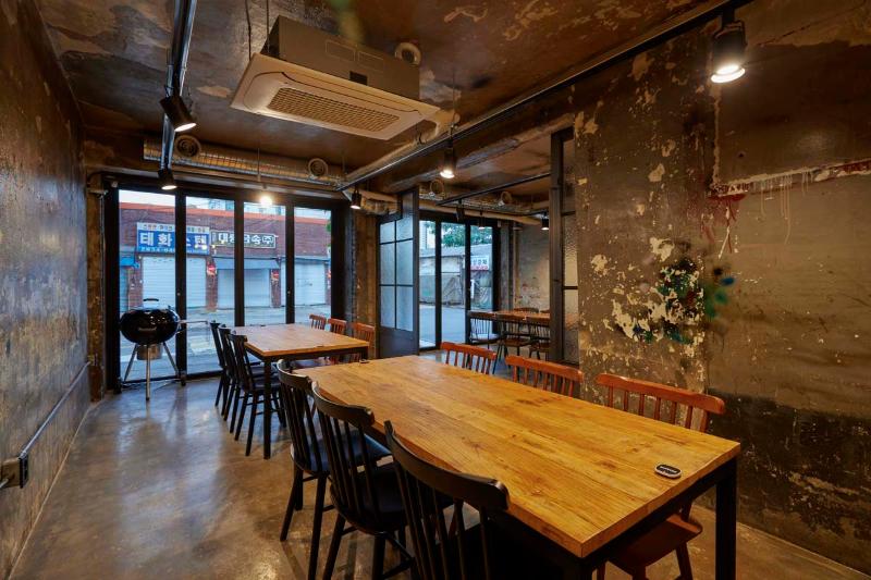 100 平露营风咖啡厅设计-14