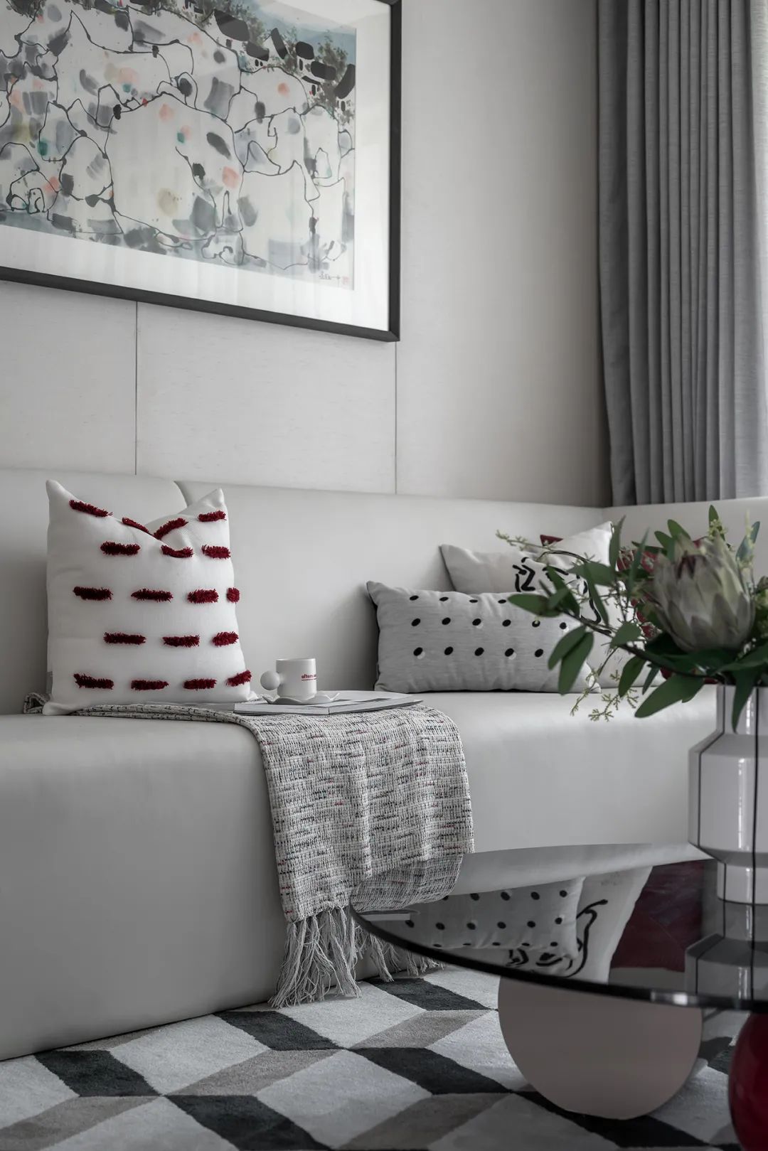 珠海宝龙金湾样板房 | 现代风格与传统文艺的完美融合-31