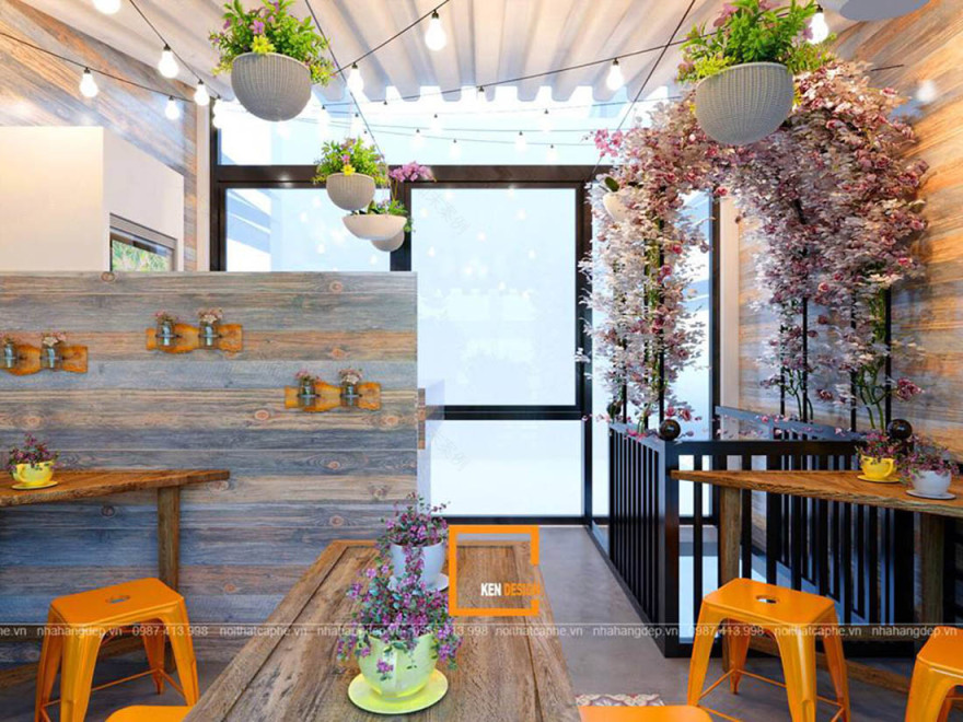 胡志明市花咖啡馆设计丨越南胡志明市丨Ken Design-32