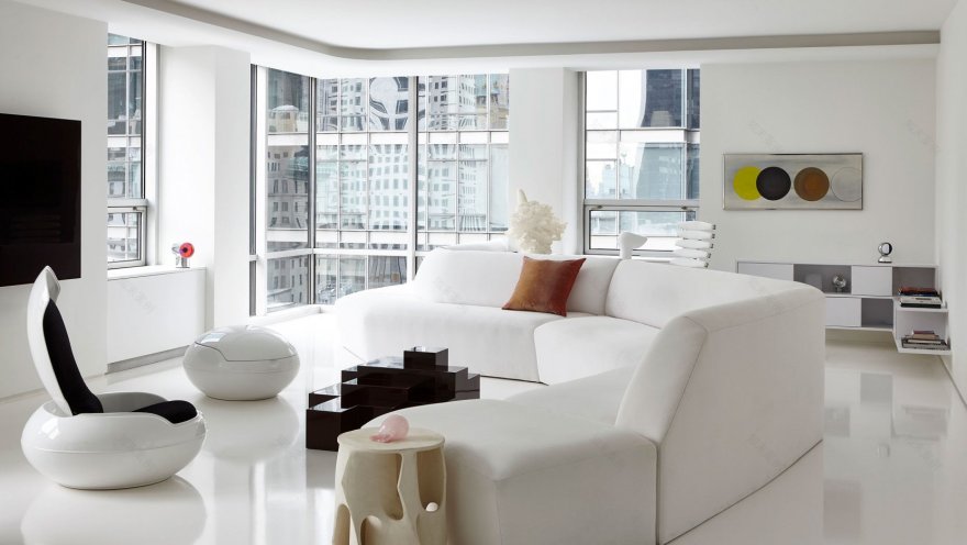 纽约公寓:太空时代博物馆风公寓丨美国曼哈顿丨Hines Collective-4