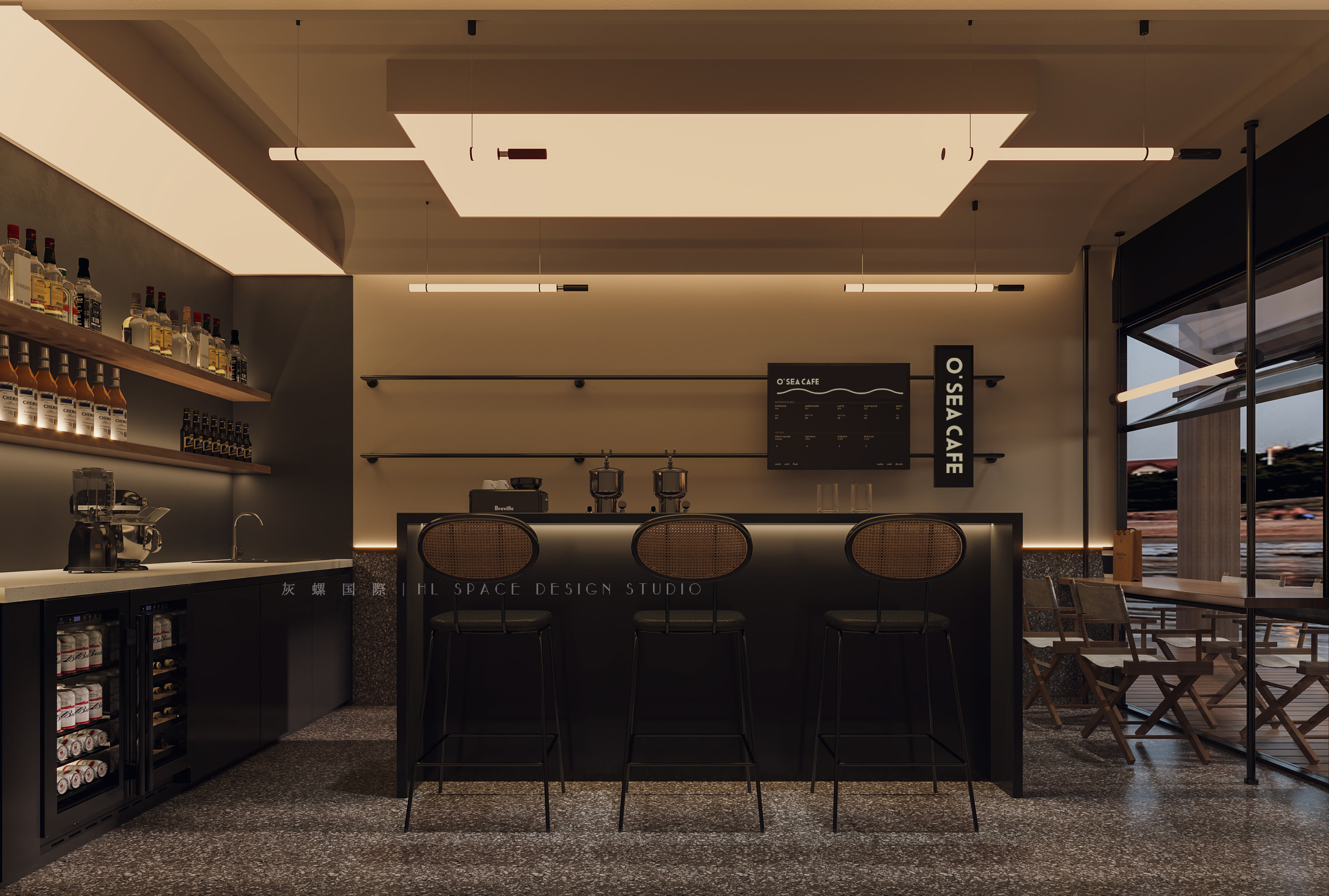 o&sea 露营风咖啡馆丨灰螺国际（青岛）环境设计事务所-13