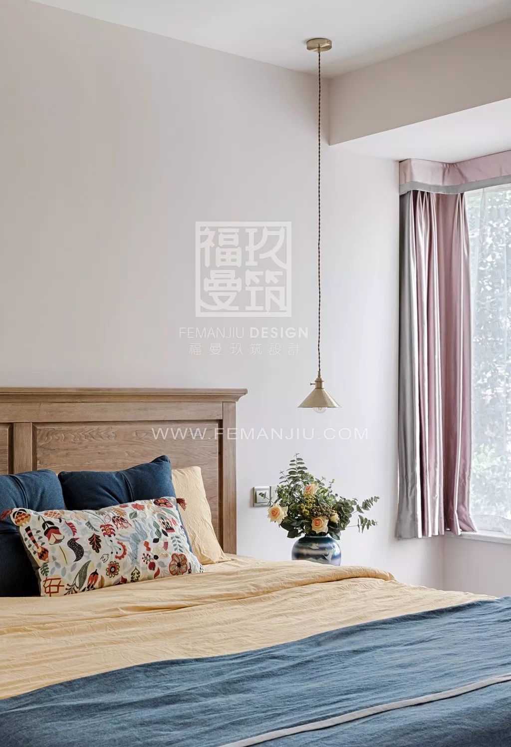 重庆鲁能领秀城 74 平米小美式北欧混搭风家居设计-33