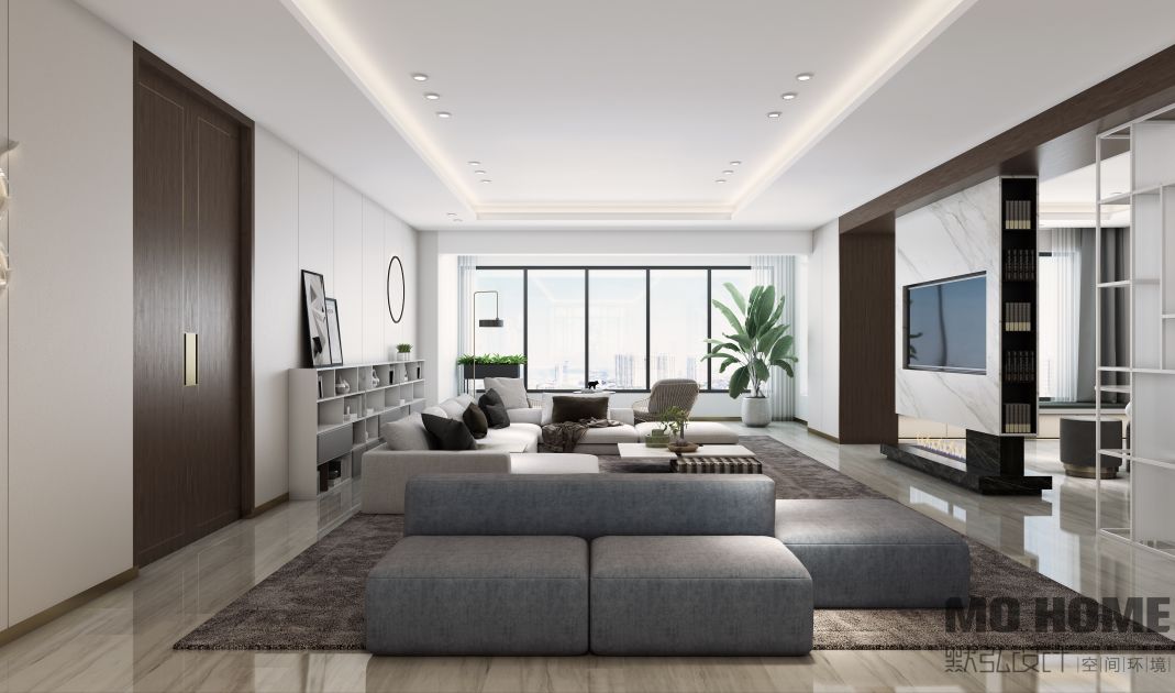 默弘设计|| 简约舒适家居,打造放松空间-8