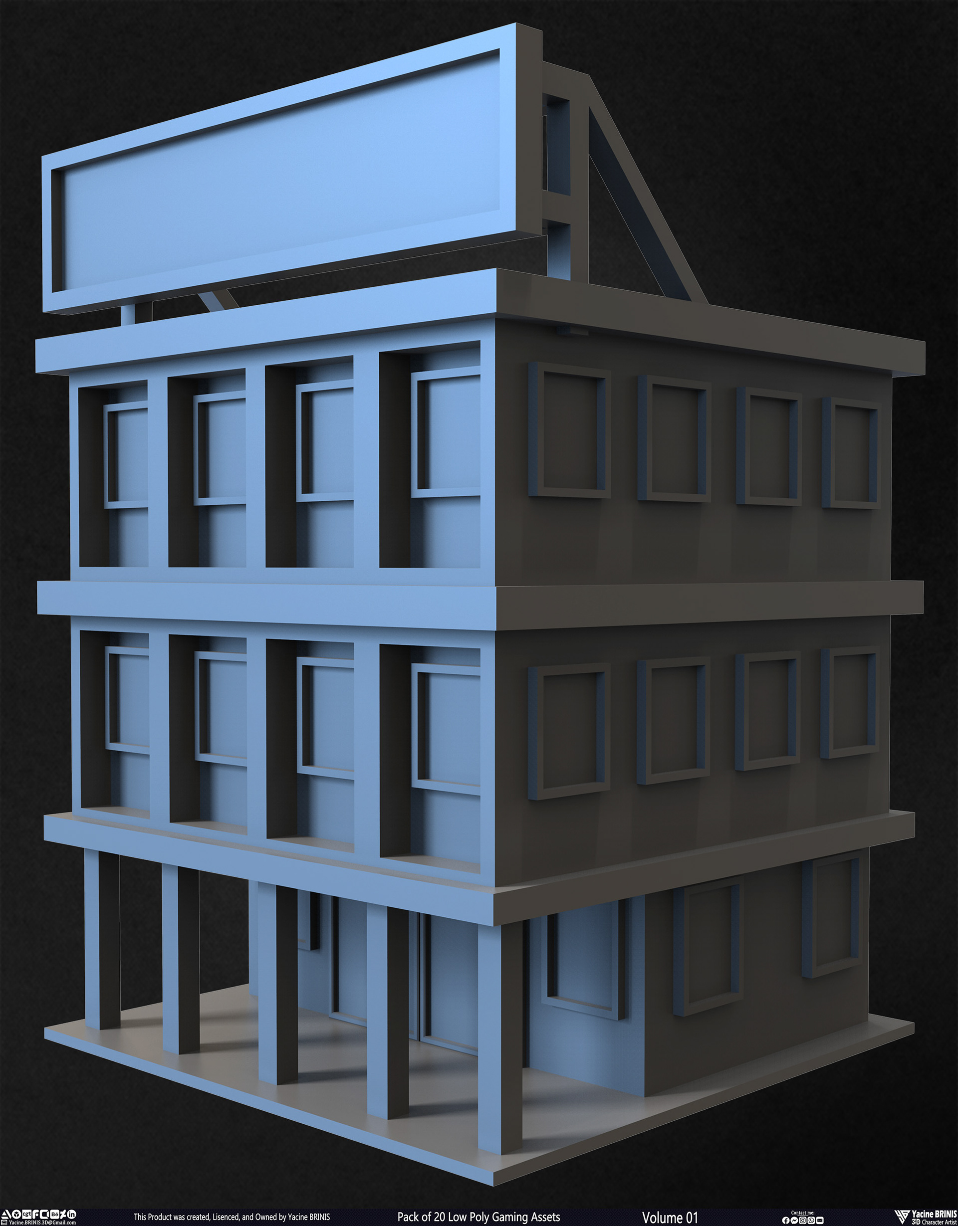 20 个低多边形游戏资产包丨Yacine BRINIS-11