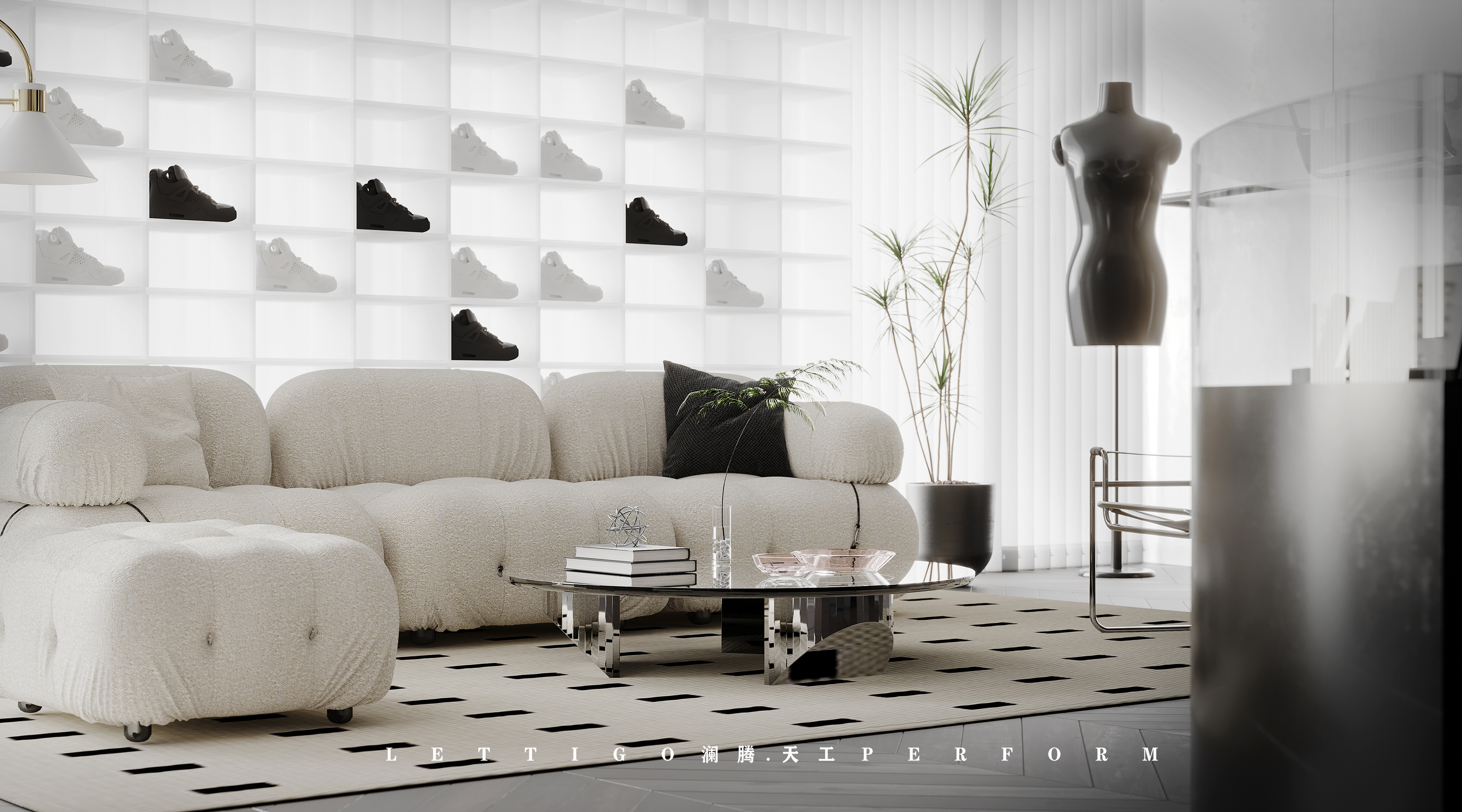 现代黑白灰高定奢侈品买手店-4