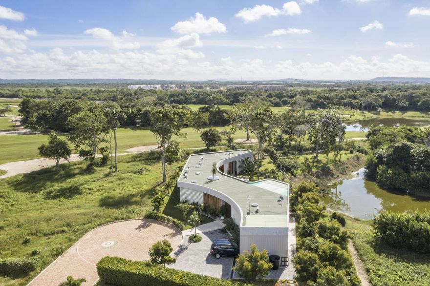 哥伦比亚 Cartagena 湖畔动感住宅设计丨Plan:b arquitectos-11