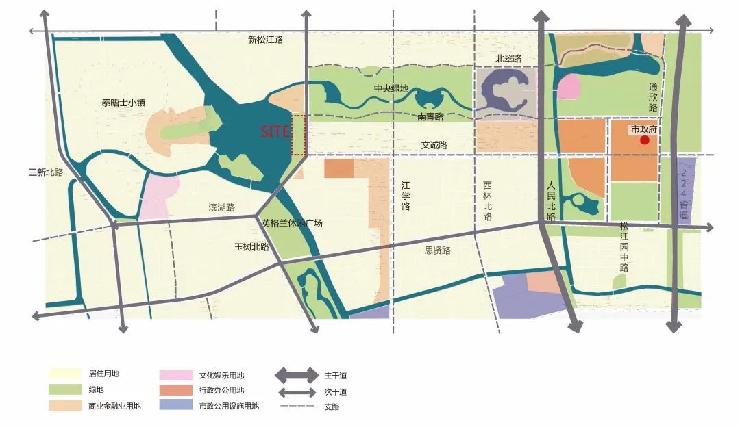 上海松江新城华亭湖广场改造丨中国上海丨亦境建筑景观-3