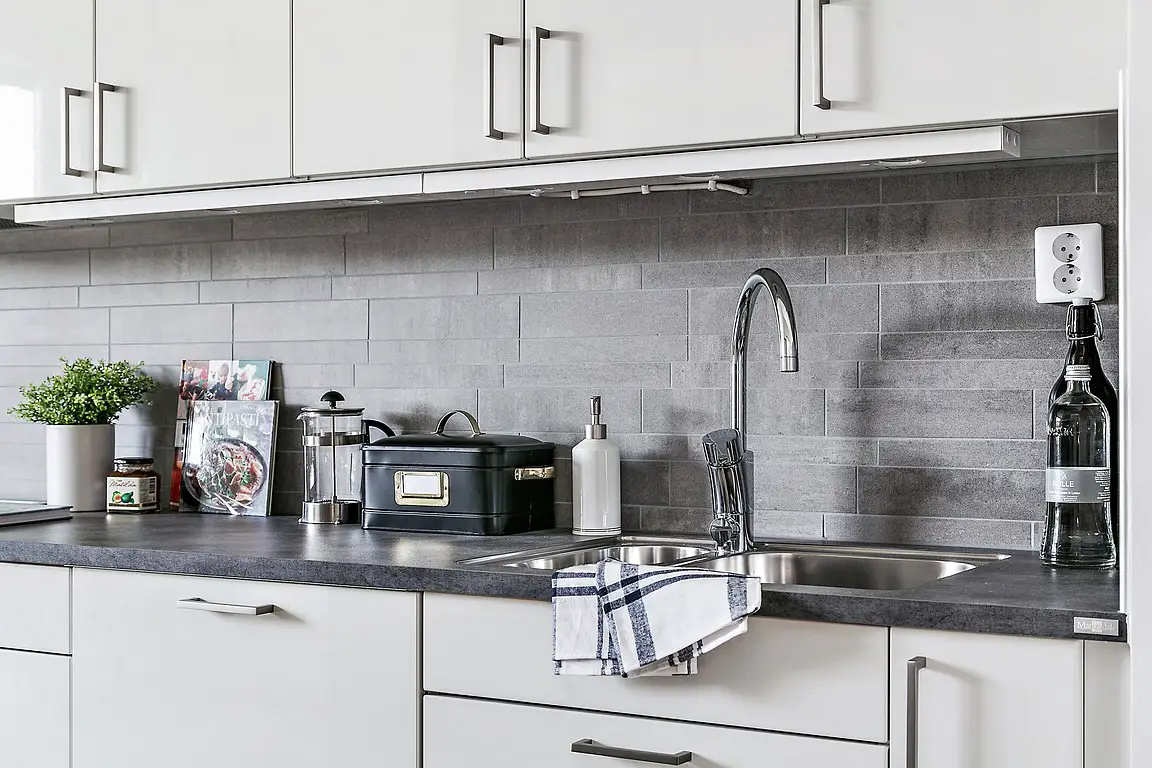 灰蓝调的宁静空间 | Scandinave 风格一居室设计-11