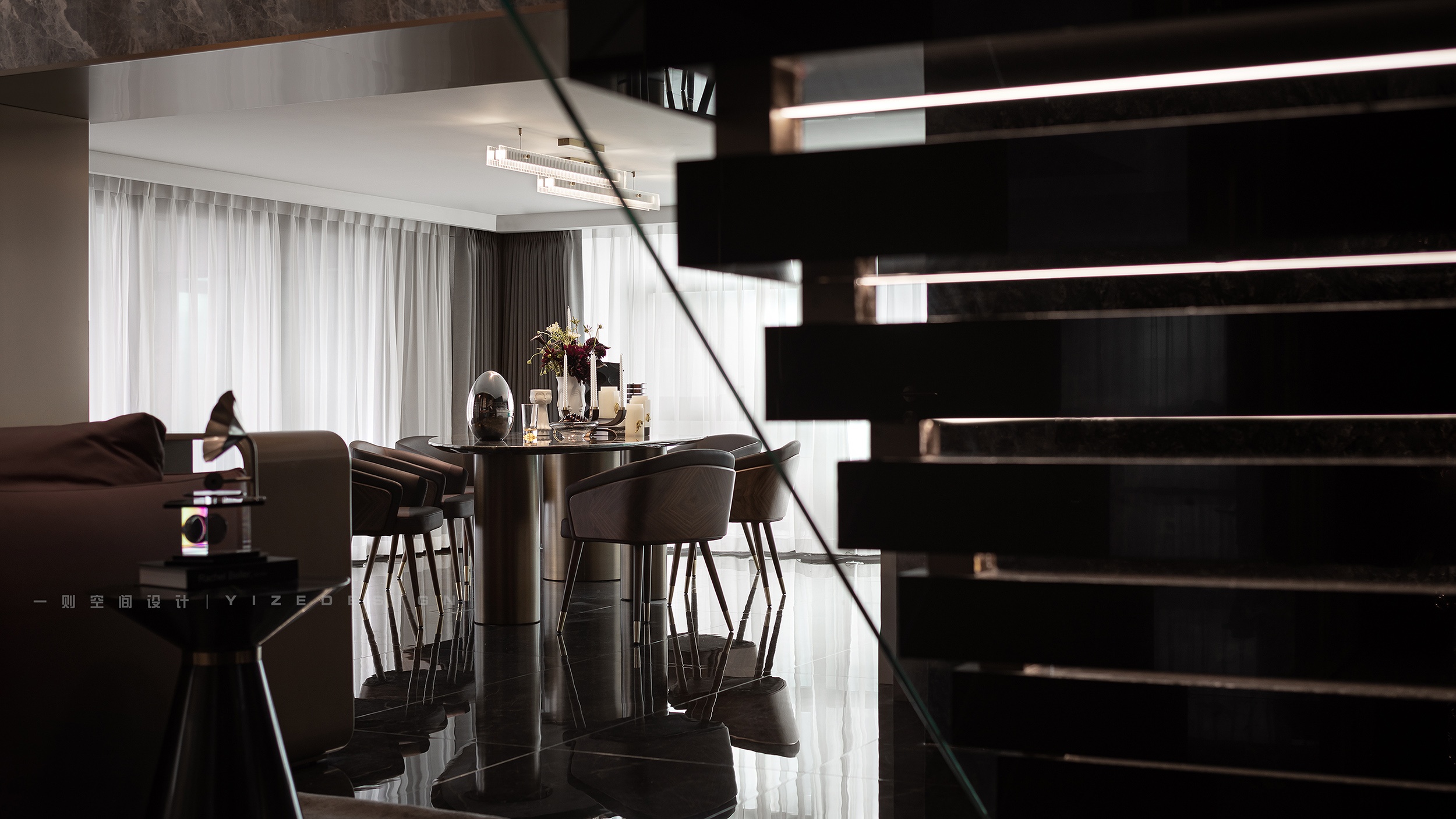 现代轻奢杭州跃层住宅设计丨中国杭州丨赵艺哲设计工作室-25