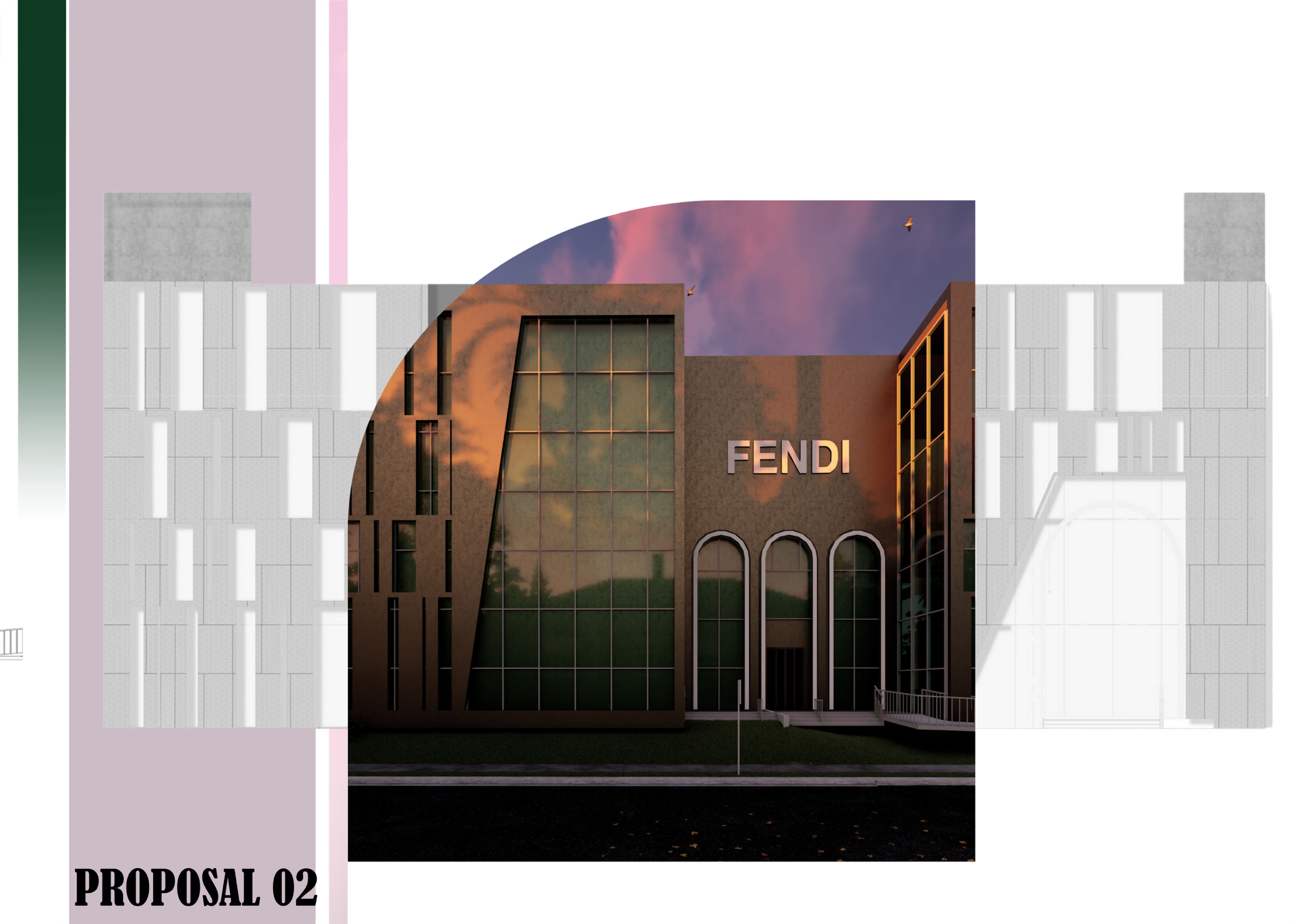 Fendi旗舰店铺设计及技术图纸项目-9