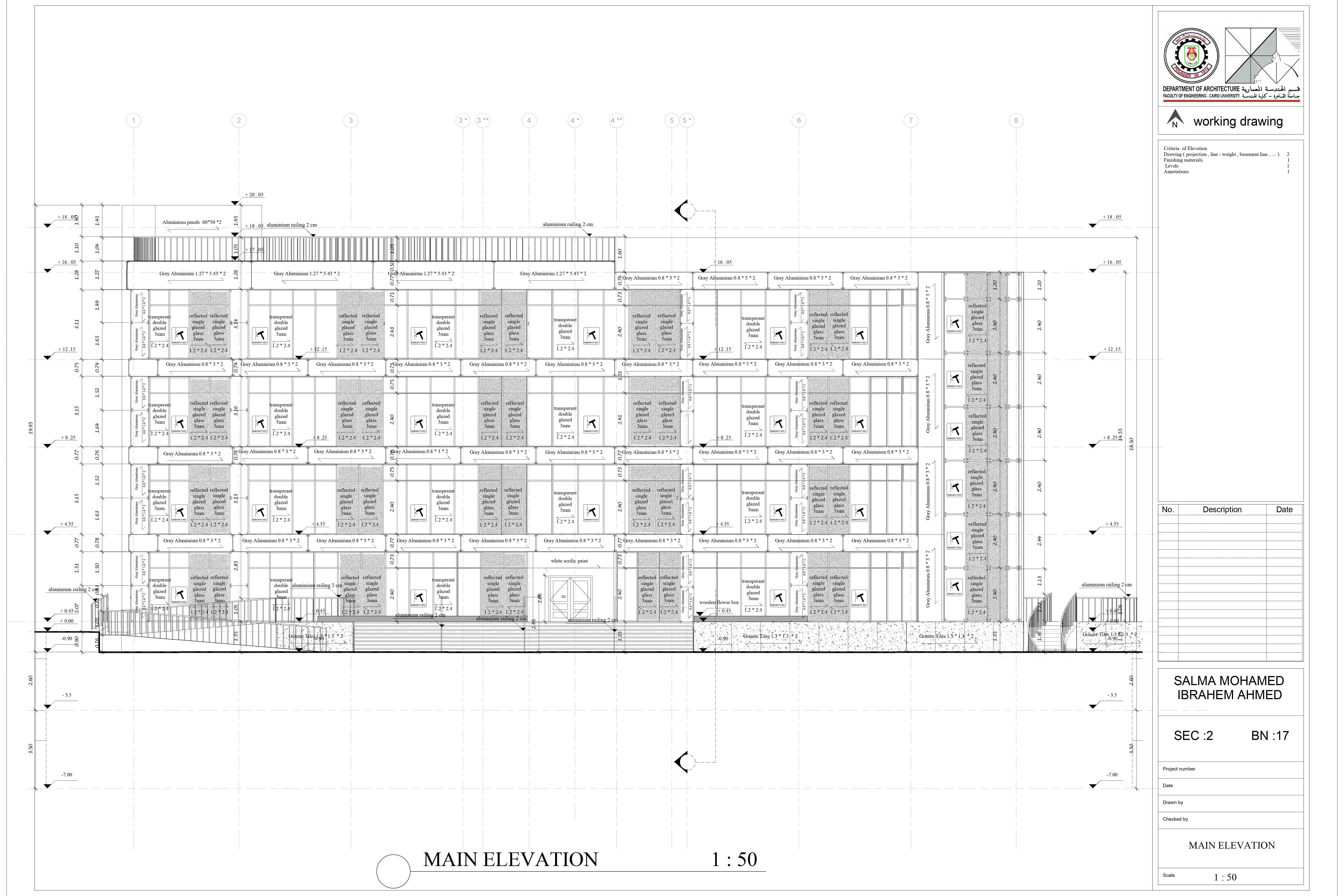 办公大楼工作图纸（三年级建筑）丨三年级建筑学 2021-5