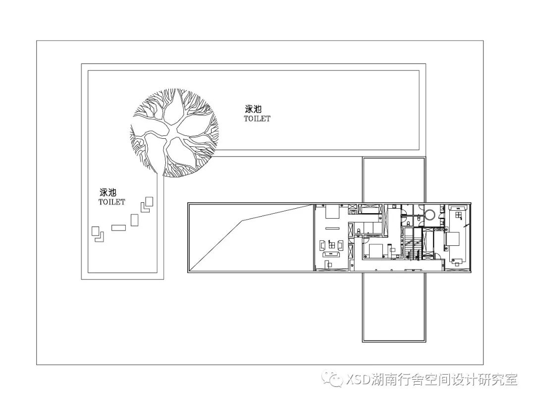 长沙自建别墅《水舍》 | 现代中式静谧空间-15