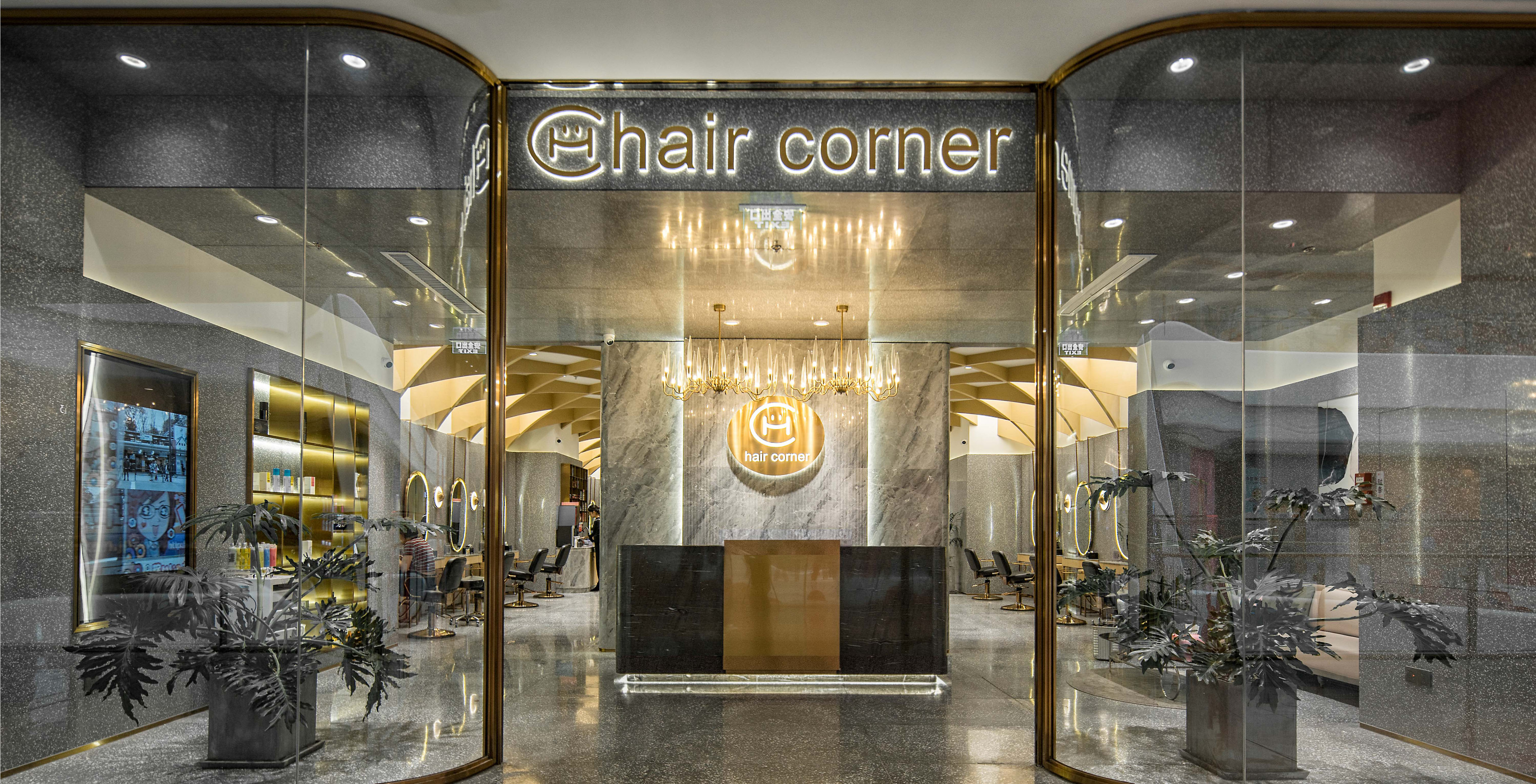 《静雅回廊》 | 广州美发沙龙设计,古铜钢与水磨石的完美融合-13