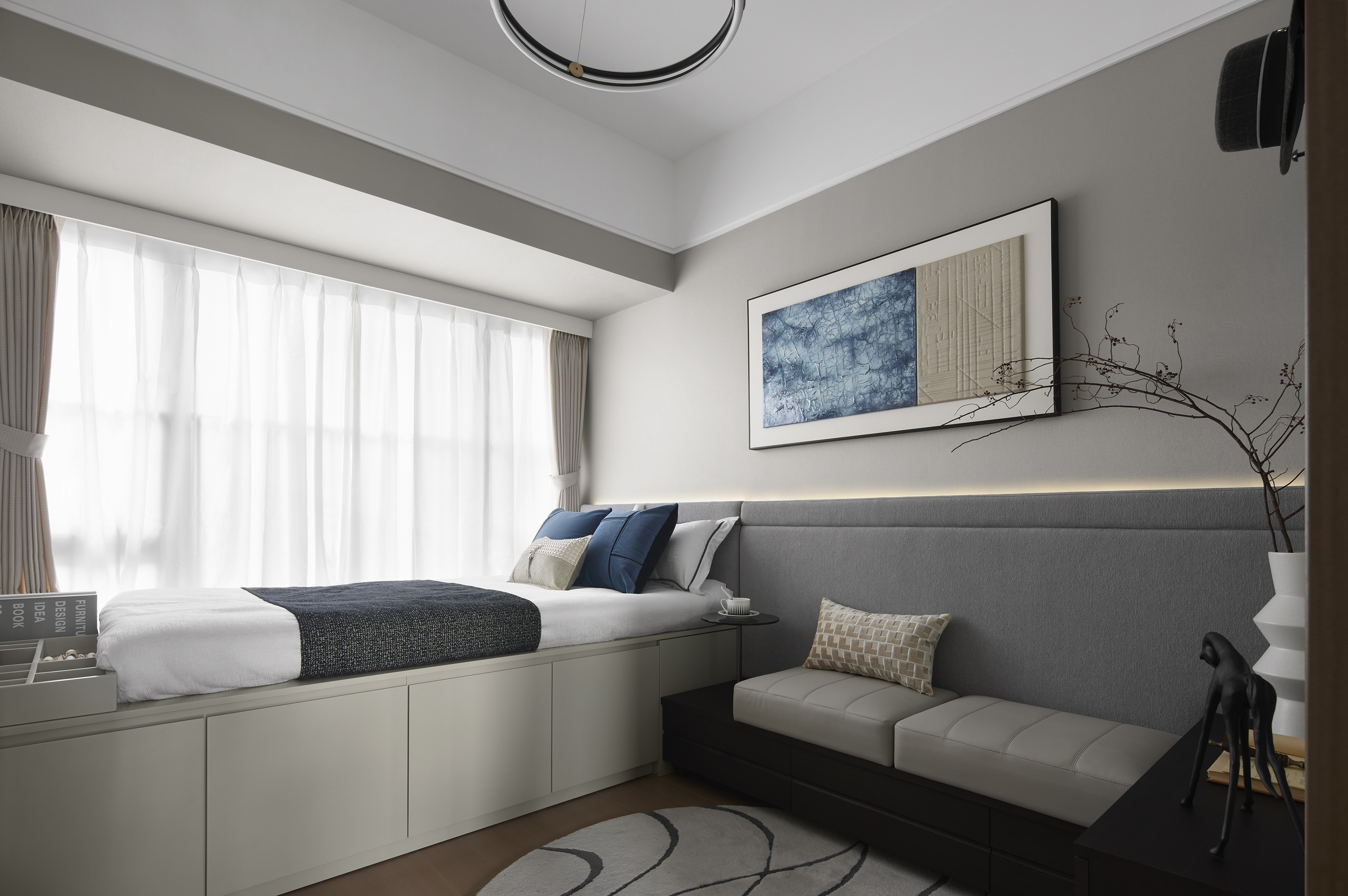 深物业·澜湖时代·莫兰迪蓝样板间丨中国深圳丨深圳市伊派室内设计有限公司-26