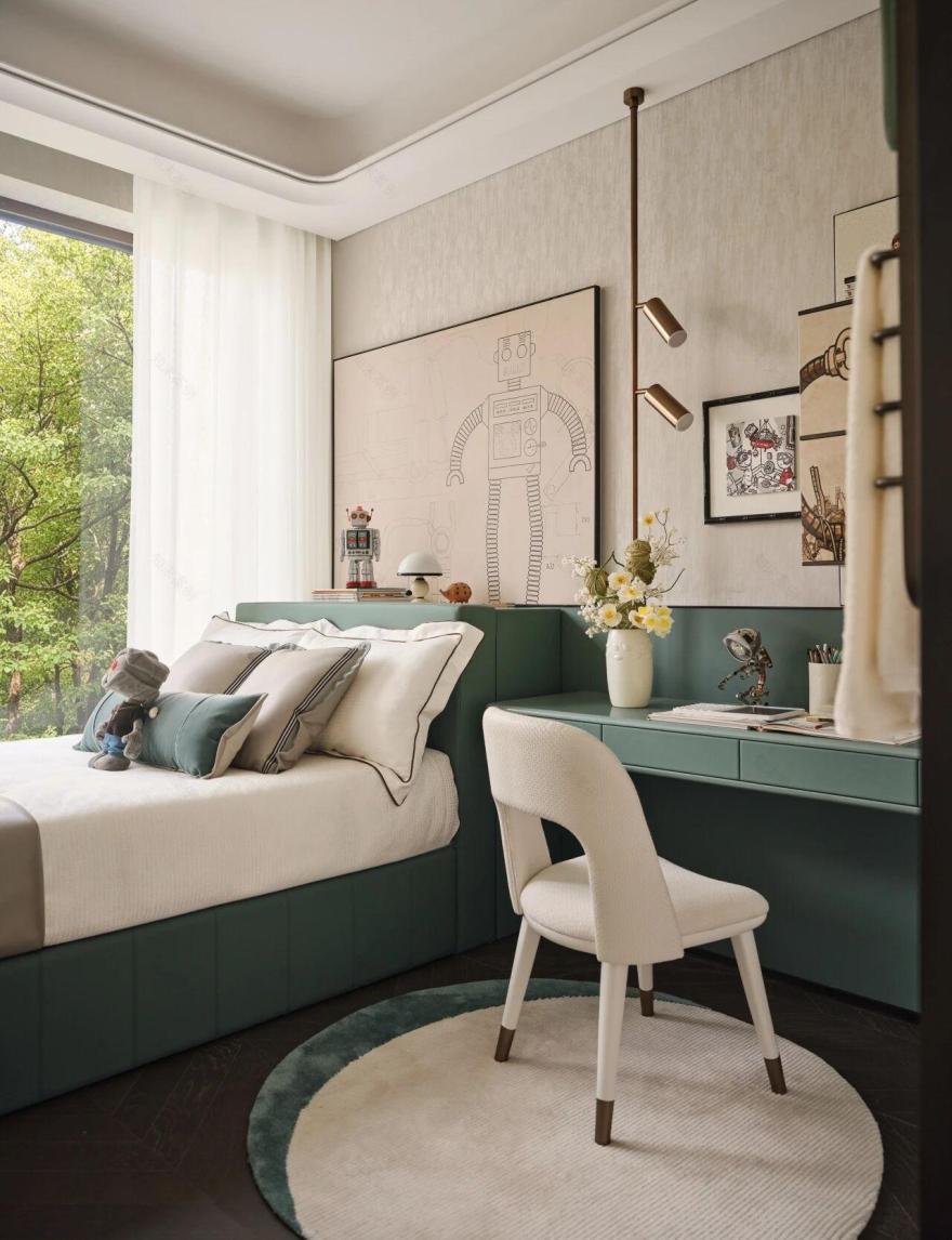 璞辉设计 · 中建东孚上海中环麓岛145㎡样板间丨中国上海丨软装上海璞辉空间设计有限公司,硬装集艾设计-39