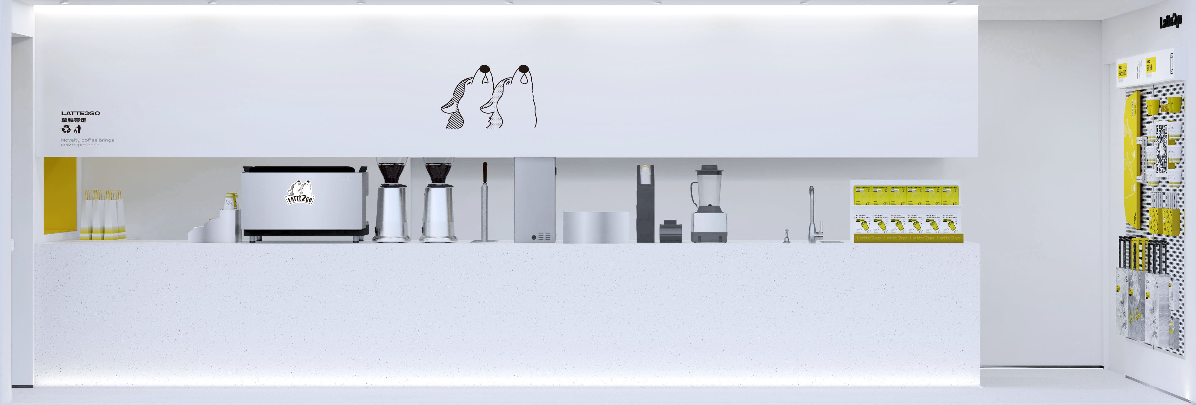 N37 商场二狗咖啡店丨中国重庆丨重庆派派全案设计公司-38