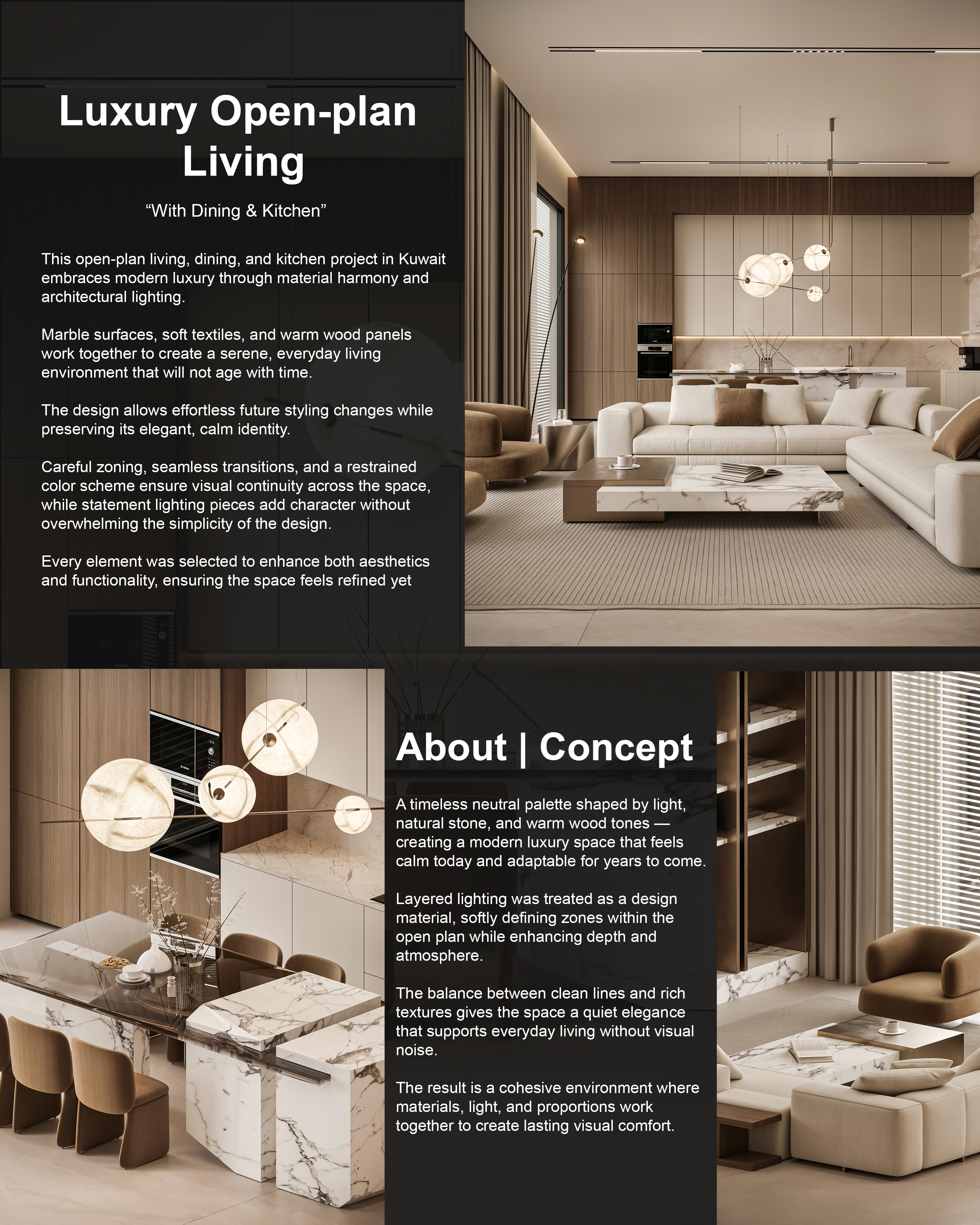 LUXURY LIVING- DINING & KITCHEN INTERIOR | KUWAIT-6