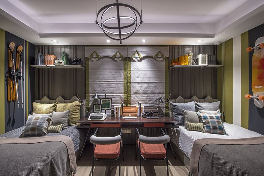 140㎡的北京万科翡翠公园140样板间——大倉设计-64